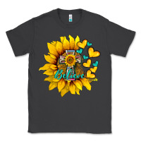 Smoke western sunflower  cross believe Classic Tee - BarkalooDesign