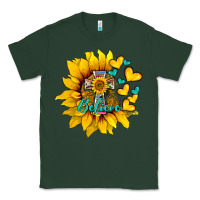 Sports Green western sunflower  cross believe Classic Tee - BarkalooDesign