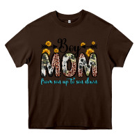 Chocolate Brown boy mom from son up to son down Heavy Core Tee - Zillion Design Studio