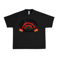 Black me de la herencia hispana hand fan Urban Heavy Tee - BundleAndBundleShop