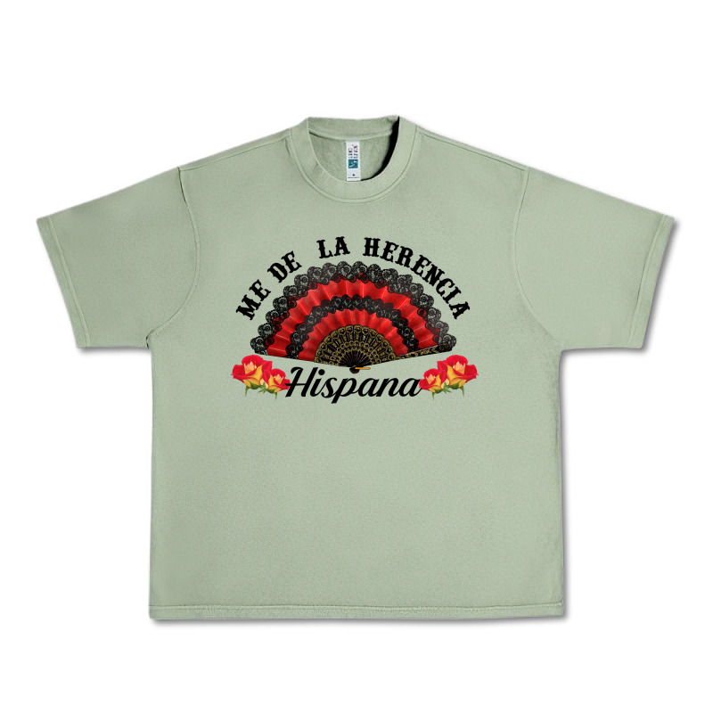 Me De La Herencia Hispana Hand Fan Urban Heavy Tee by BundleAndBundleShop | Teevron