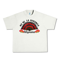 Pistachio me de la herencia hispana hand fan Urban Heavy Tee - BundleAndBundleShop