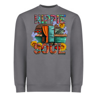 Storm hippie soul with caravan and flowers Heavyweight Sweatshirt - Artiststas