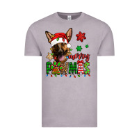 Vintage Zinc merry pawmas christmas german shepherd Vintage Tee - Jasminsmagicworld