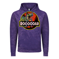 Cloud Purple t rex roaring Vintage Hoodie - RanaPortraitStore