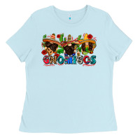 Baby Blue gnomigos Ladies Tee - Zillion Design Studio