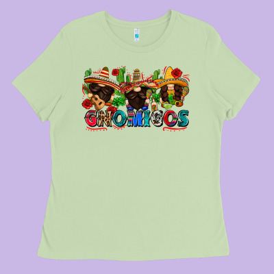 Gnomigos Ladies Tee Designed By Zillion Design Studio