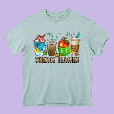 Science Teacher Coffee Cups Heavy Core Tee Designed By Texasbilliewilder