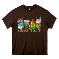 Chocolate Brown science teacher coffee cups Heavy Core Tee - texasbilliewilder
