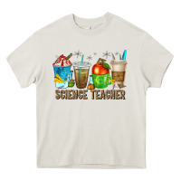 Cream science teacher coffee cups Heavy Core Tee - texasbilliewilder