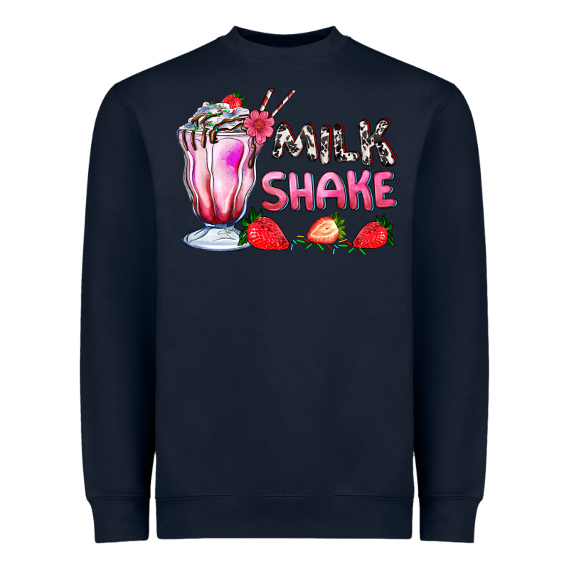 Milkshake With Strawberry Heavyweight Sweatshirt by AdoDesignShop | Teevron