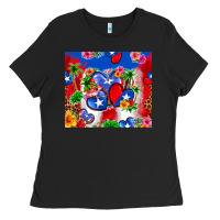 Puerto Rico Hearts Ladies Tee | Teevron