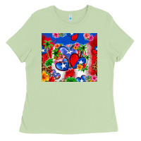 Matcha puerto rico hearts Ladies Tee - Zillion Design Studio