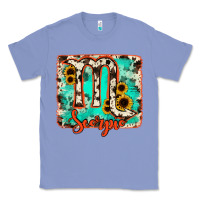 Colony Blue Scorpio turquoise cowhide Classic Tee - RanaPortraitStore