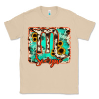 Mushroom Scorpio turquoise cowhide Classic Tee - RanaPortraitStore