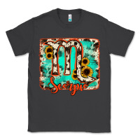 Smoke Scorpio turquoise cowhide Classic Tee - RanaPortraitStore