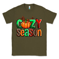Army Green cozy season with fall colors palette and pumpkin Classic Tee - AdoDesignShop