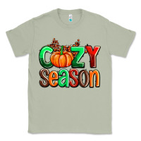Matcha cozy season with fall colors palette and pumpkin Classic Tee - AdoDesignShop