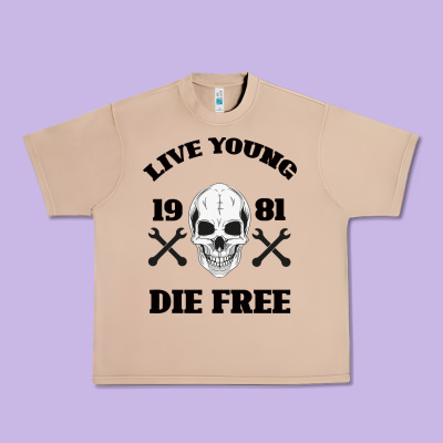 Live Young Die Free Urban Heavy Tee Designed By Bettercallsaul
