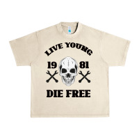 Sandshell Live Young Die Free Urban Heavy Tee - Bettercallsaul