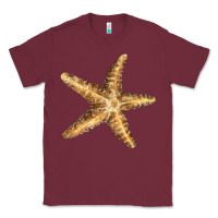 Burgundy Starfish Classic Tee - LillyAllenDesigns