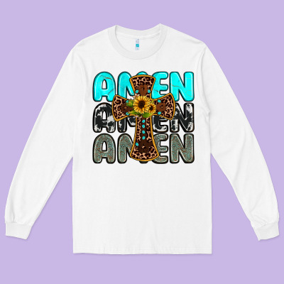 Amen Long Sleeve Tee Designed By Jahusdesignshop