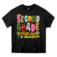 Black second grade energy Heavy Core Tee - texasbilliewilder