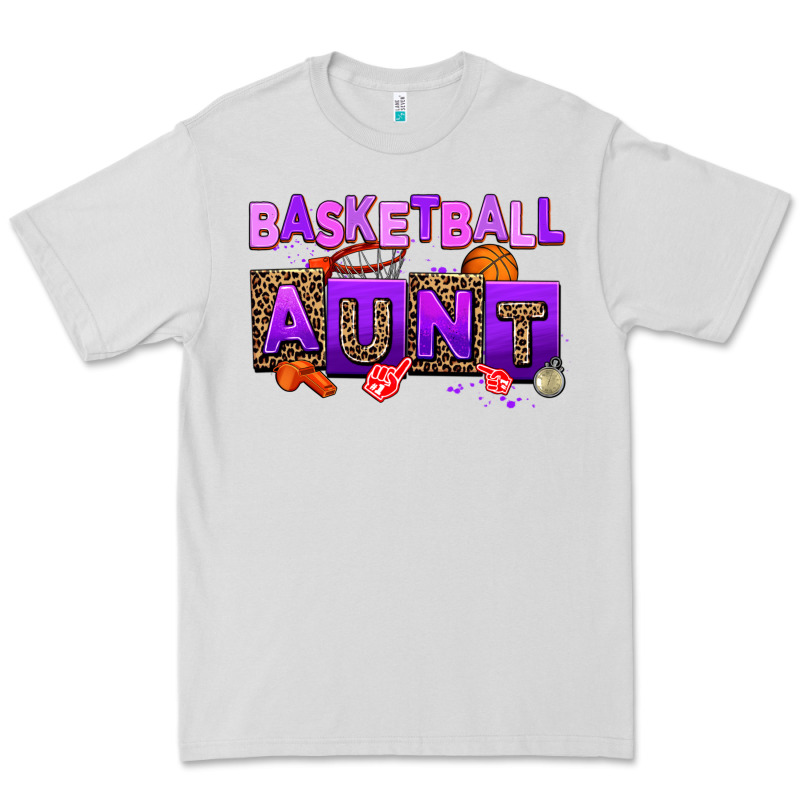 Basketball Aunt Premium Tee by AdoDesignShop | Teevron