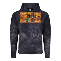 Cloud Black leopard cross butterfly sunflower Vintage Hoodie - JahusDesignShop