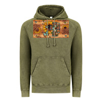 Vintage Olive leopard cross butterfly sunflower Vintage Hoodie - JahusDesignShop