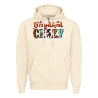 Sandshell beautiful crazy Zipper Hoodie - NancyCooperArtShop