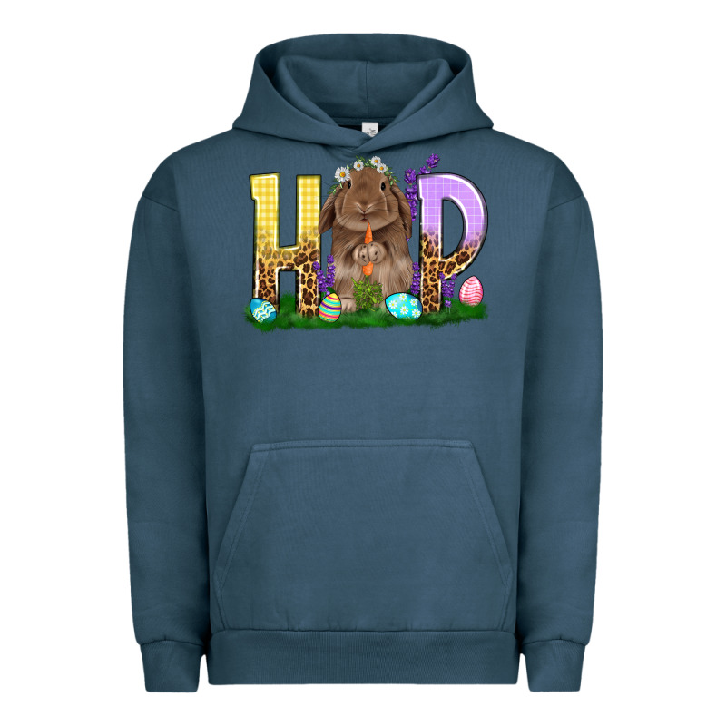 Hop Rabbit Easter Day Urban Hoodie by HowdyJamesFarm | Teevron