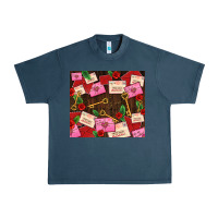 Midnight Navy love letters tumbler Urban Heavy Tee - AdoDesignShop