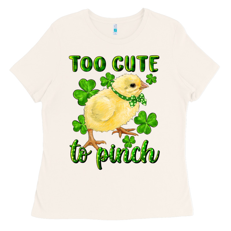 Too Cute To Pinch Chick Ladies Tee by RanaPortraitStore | Teevron