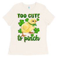 Bone Too Cute To Pinch Chick Ladies Tee - RanaPortraitStore