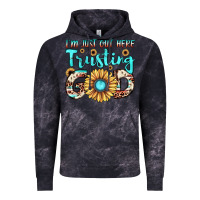 Cloud Black i'm just out here trusting god Vintage Hoodie - JahusDesignShop