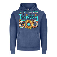 Vintage Denim i'm just out here trusting god Vintage Hoodie - JahusDesignShop