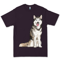 Plum husky Premium Tee - RanaPortraitStore