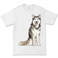 White husky Premium Tee - RanaPortraitStore