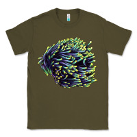 Army Green Sea Coral Classic Tee - LillyAllenDesigns