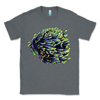 Charcoal Heather Sea Coral Classic Tee - LillyAllenDesigns