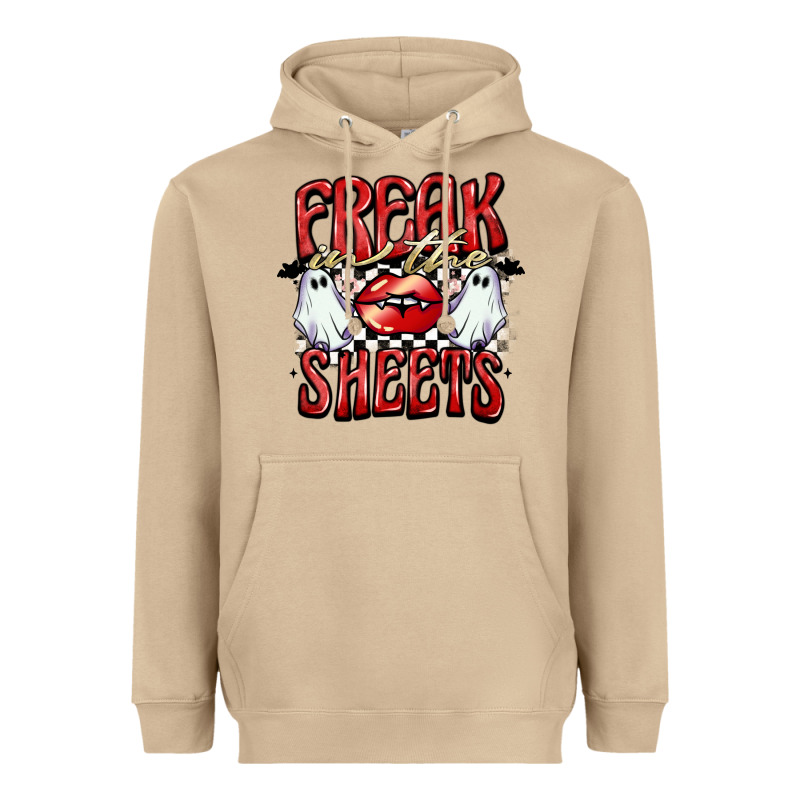 Freak In The Sheets Heavyweight Hoodie by BarkalooDesign | Teevron