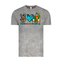 Cloud Rock peace love whiskey Vintage Tee - AdoDesignShop