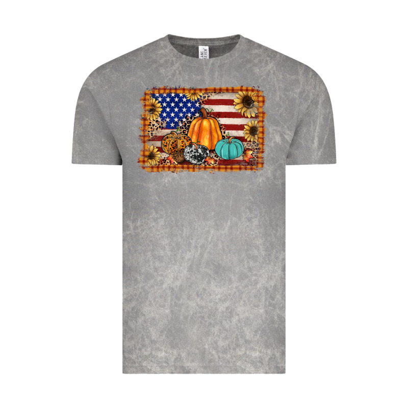 American Flag Fall Backgraund Vintage Tee by JahusDesignShop | Teevron