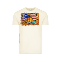 Vintage Arctic american flag fall backgraund Vintage Tee - JahusDesignShop