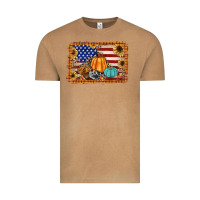 Vintage Camel american flag fall backgraund Vintage Tee - JahusDesignShop