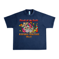 Navy proud of my roots Urban Heavy Tee - BundleAndBundleShop