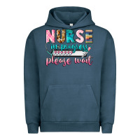 Pigment Midnight Navy nurse in progress Urban Hoodie - CowGirlArtShop