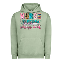 Pigment Oil Green nurse in progress Urban Hoodie - CowGirlArtShop