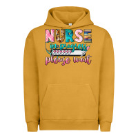 Pigment Peanut Butter nurse in progress Urban Hoodie - CowGirlArtShop